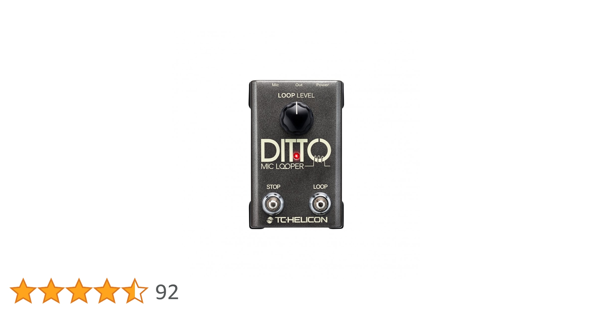 DITTO MIC LOOPER 箱付き DITTO MIC LOOPER 箱付き TC-Helicon Ditto Mic Looper Pedal